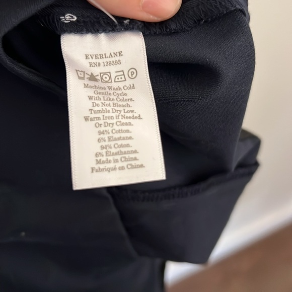 NWT Everlane Navy Trousers Size 16 - Picture 6 of 6